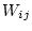 $W_{ij}$
