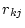 $r_{kj}$
